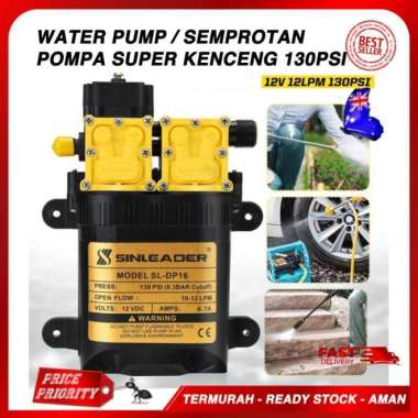Pompa Steam Motor Mobil SINLEADER SL-DP16 Double Pump JET 130PSI Murah