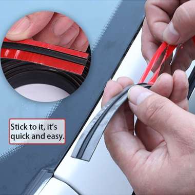 Karet List Strip Segel Celah Kaca Mobil Anti Bocor Noise Reduction 14mm