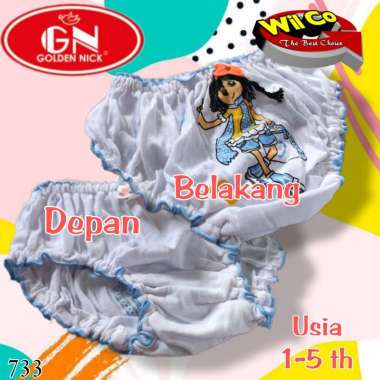 B733 | CD ANAK WANITA GOLDEN NICK (USIA 1 SAMPAI 5 TH) M RANDOM