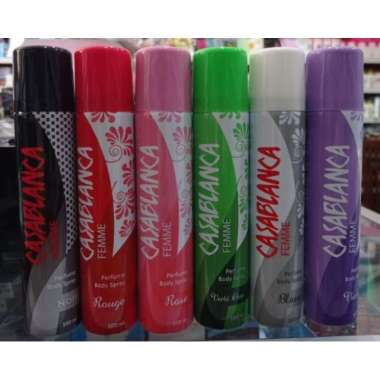 Parfum casablanca kaleng / casablanca perfume body spray 100ml Coklat