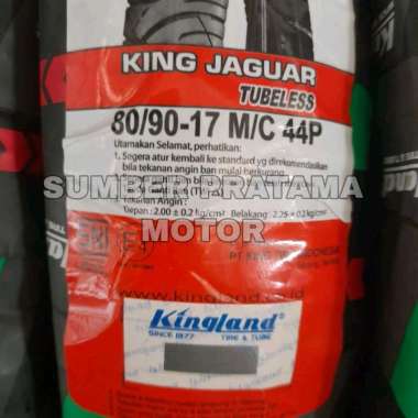 Ban tubeless kingland king jaguar 80/90-17 ban motor ring 17
