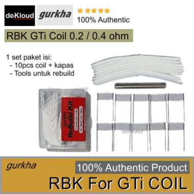 Gurkha RBK GTI Coil 0.2 / 0.4 Mesh | 0,2 0,4 itank target gen 100 80 RBK Mesh 0.2