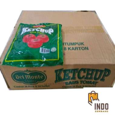 delmonte saus tomat sachet dus (20pak x 24sachet) / delmonte saus tomat dus