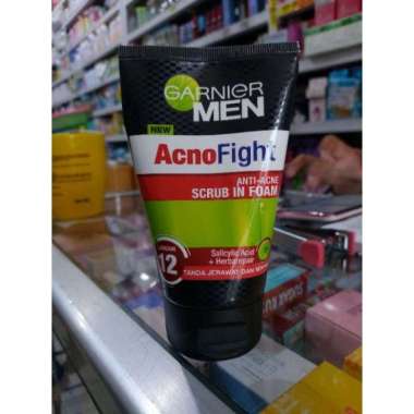 Garnier Facial Foam / Garnier Men Scrub In Foam Anti acne BESAR Scrub in foam