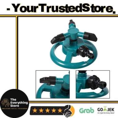 THEEVERYTHINGSTORE SPRINKLER AIR PENYIRAM TAMAN 360 DERAJAT FULL SET
