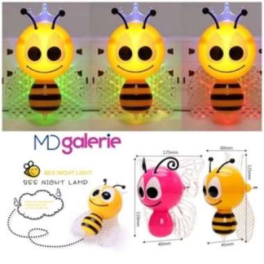 Lampu Tidur Malam LED Hias Lebah Kupu Kupu 1050 RANDOM
