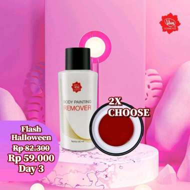 Paket 2 Viva Body Painting, 1 Viva Body Painting Remover Viva Cosmetics