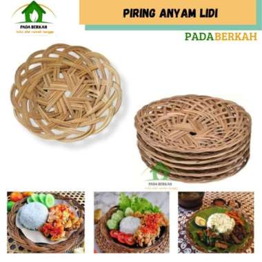 Piring Anyaman Lidi Rotan Piring Rotan Anyam