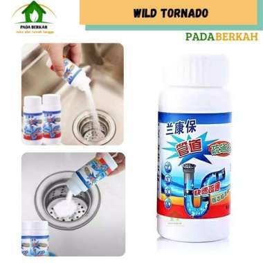 Pembersih Saluran Air Pipa Wild Tornado Serbuk Pembersih Anti Mampet