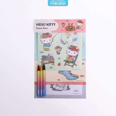 Hello Kitty Sticker Story Book 2305-6721 - Adinata / Stiker