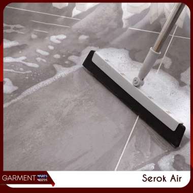Wiper Lantai Alat Pel Serok Air Hujan Kamar Mandi Pendorong Banjir Portable Dorongan NO BUBBLE RANDO