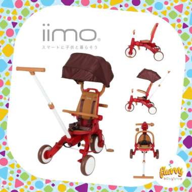 Sepeda Roda Tiga Anak iimo TRICYCLE G | Compact Bike Eternity Red