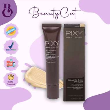 Pixy Make It Glow Beauty Skin Primer - primer wajah pixy - liquid cream - primer wajah paling bagus 