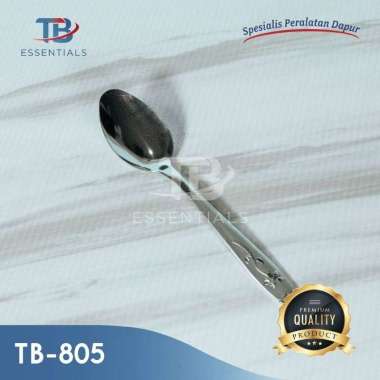 Sendok / Garpu Makan Stainless Tebal - TB-805/GK - Motif Bunga - 1 Lusin - Sendok Tebal SENDOK TB-80