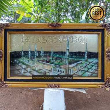 Lukisan Masjid Nabawi Kuningan Asli Islami Artistik Mewah