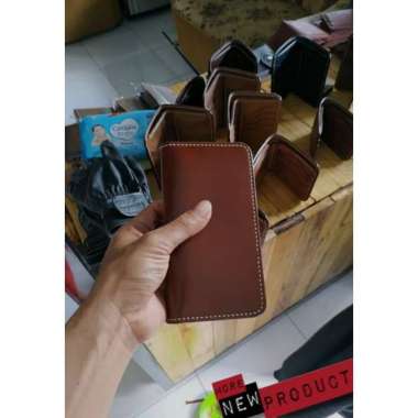 Mivaso Dompet Kulit Panjang Asli Pria, Dompet Bikers Kulit Asli, Dompet Panjang Handmade Garut