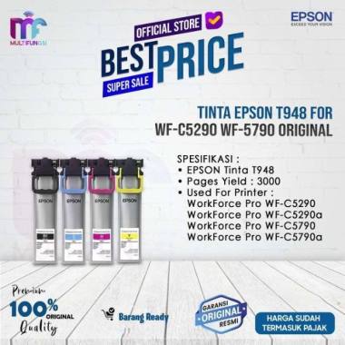 Tinta Epson T948 For WF-C5290 WF-5790 Original Hitam