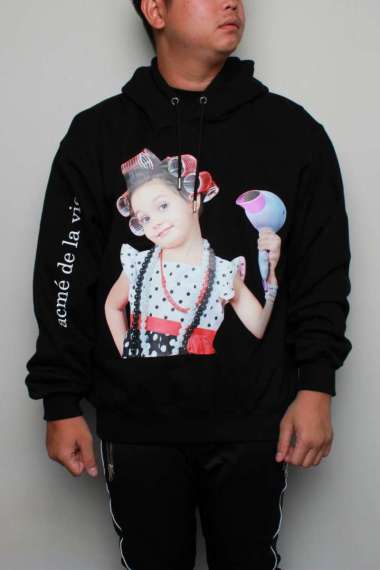 ADLV Hair Dryer Black Hoodie 100 % Original 1