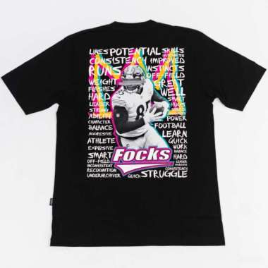 FOLLBACK NFL T-Shirt STRUGLE BLACK - KAOS PREMIUM Hitam XL