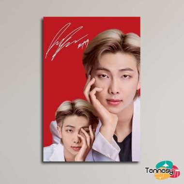 HIASAN DINDING WALL DECOR BTS RED SIGN 20x30CM PAJANGAN POSTER DEKORASI DINDING KAMAR RUMAH I9-RM