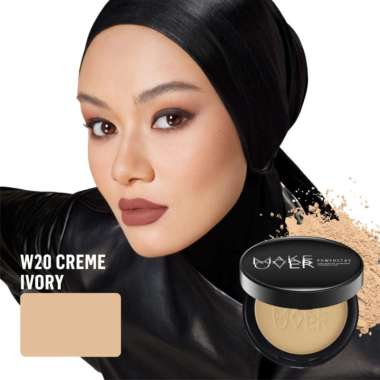MAKE OVER Powerstay Matte Powder Foundation | Makeover Bedak Padat Compact Powder by AILIN W20 CREME