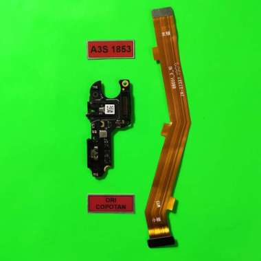 FLEXIBLE UI PLUS KONEKTOR CAS OPPO A3S CPH 1853 ORIGINAL COPOTAN