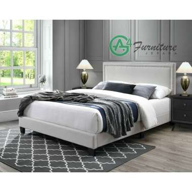 Tempat Tidur Minimalis || Tempat Tidur Modern Bagus Alcorn Lapis Jok