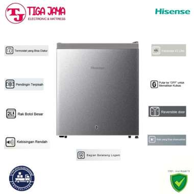 HISENSE RR68D4IGN MINI BAR KULKAS HISENSE 46 LITER KULKAS MINI BAR RR68 HISENSE 46 LITER