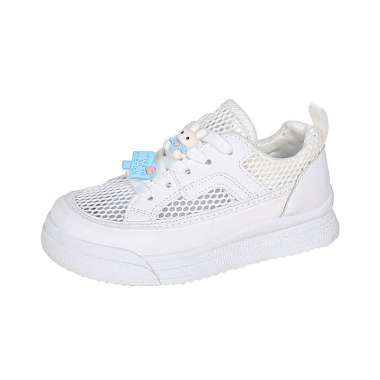 MIVASO Sepatu Sneakers Anak Import MEGUMI Doll Kids / Sepatu Sekolah Anak Perempuan Mesh 32 PUTIH