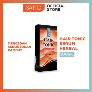 Satto Millenium Black Tonic Shampoo 200ml I Satto Hair Tonic Serum Herbal 160ml Hair Tonic Serum