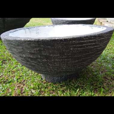 Pot Bonsai Mangkok 33x20cm | Pot Semen | Pot Air Mancur| Tanaman