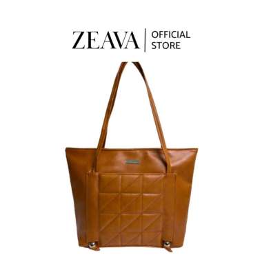 [ZEAVA] Irene Tote bag - Tas Bahu Wanita/Cute Shoulder Bag/Tas Fashion Wanita Caramel