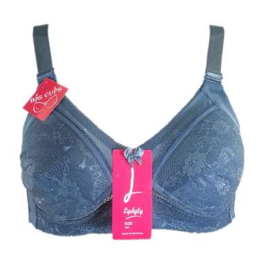 LIDILY - Bra Big Cup Bh L021 Tanpa Kawat Tanpa Busa Murah Berkualitas | Underwear Jumbo 42