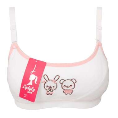 LIDILY - Bra Remaja Bh Teen Pengait Belakang Step 3 Bh Lz203 | Miniset Katun | BH Anak Sekolah Bra K
