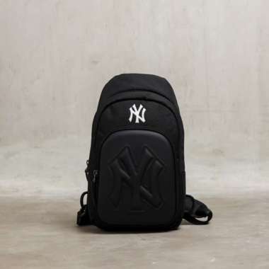 Jual MLB Monogram Hoodie Bag New York Yankees - Ivory