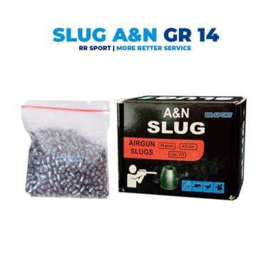 Mimis A&amp;N Slug 14grain Cal 177/4.5mm 1Box - RR SPORT Packing Bublewrap