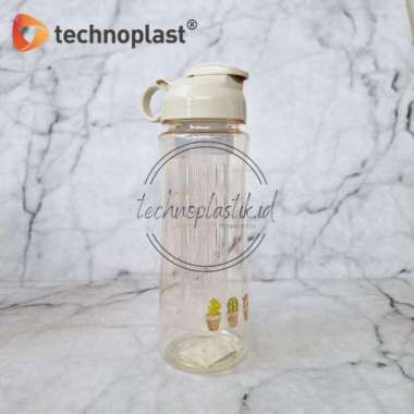 TECHNOPLAST Kata Botol Minum Infused / Botol Air Infused Sport 700ml Cream