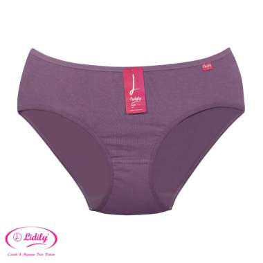 LIDILY - Celana Dalam Katun Anti Bakteri | Panty Mini L1227 Big Size Kerut Belakang MERAH XL