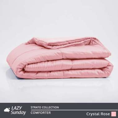 Comforter / Selimut Bed Cover - Strato Collection - LAZY Sunday Crystal Rose 210 x 210