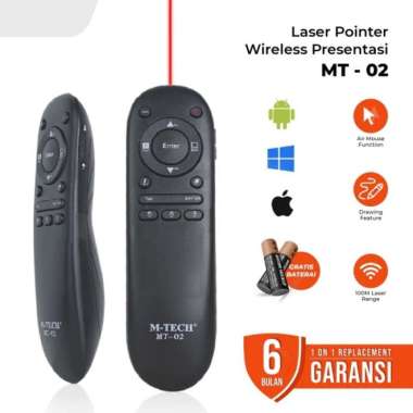 Laser Pointer Wireless Presentasi M-Tech with Mouse Function MT-02