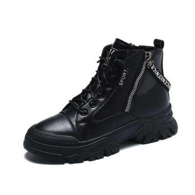 GST Sepatu Boots Wanita Premium Quality ID145 38 HITAM