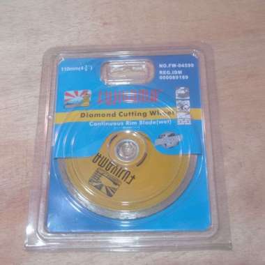 DIAMOND CUTTING WHEEL 4” / POTONG KERAMIK GRANIT BATU ALAM FUJIYAMA BASAH