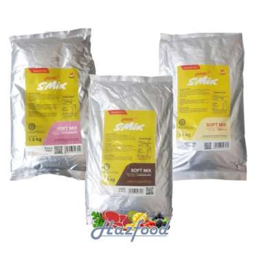 Haan Soft Mix Ice Cream Powder | Bubuk Es Krim 1,5 kg Cokelat