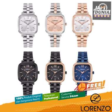 JAM TANGAN LORENZO 7116L JAM LORENZO 7116 L JAM LORENZO ORIGINAL JAM TANGAN ANALOG JAM TANGAN WANITA