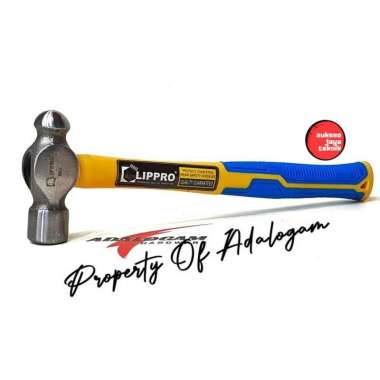 LIPPRO Palu Konde 8 Oz Gagang Fiber - Martil Ball Point Hammer
