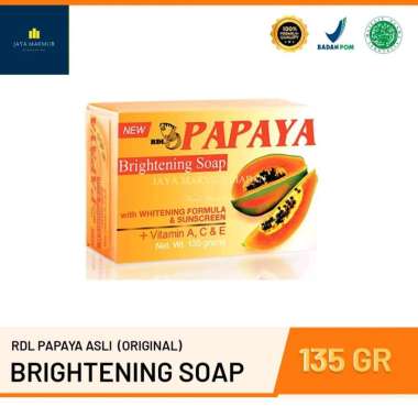 RDL Sabun Papaya Whitening Soap 135gr / Sabun Pepaya RDL Original