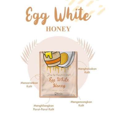 [TERMURAH SE!] KEMASAN BARU MASKER WAJAH ORGANIK BY LEA GLORIA 20GR ORGANIC MASK 20 GR GRAM EGG WHIT