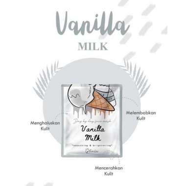 [TERMURAH SE!] KEMASAN BARU MASKER WAJAH ORGANIK BY LEA GLORIA 20GR ORGANIC MASK 20 GR GRAM VANILLA 