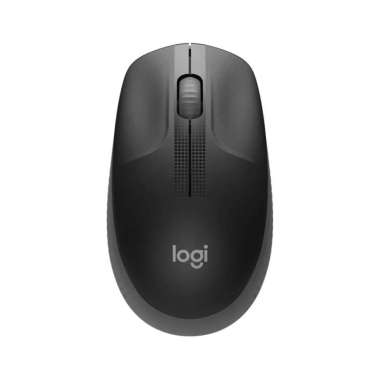 Logitech M190 Mouse Wireless Full Size untuk Windows, Mac, Chrome OS & Linux Charcoal
