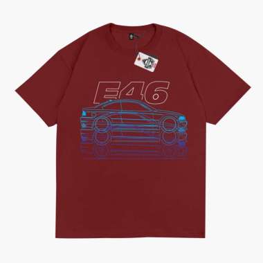 KRMK Kaos T Shirt BMW E46 M3 M POWER V2 MARUN S